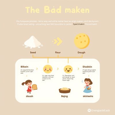Plakat procesowy — Jak powstaje chleb