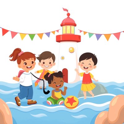 Plakat: Dzień Latarni Morskich — Rejs i Promień