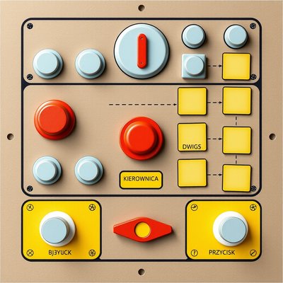 Panel kabiny maszynisty (szablon dotykowy)