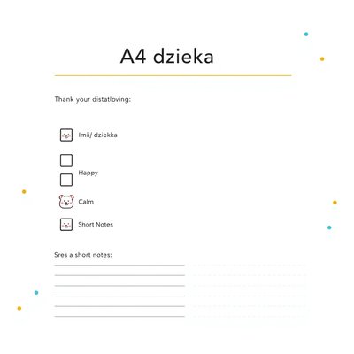 Karta obserwacji dla opiekuna (szablon)