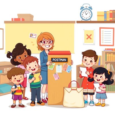 Okładka zajęć – Dzień Listonosza