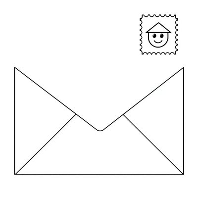 Szablon koperty do druku (A4)