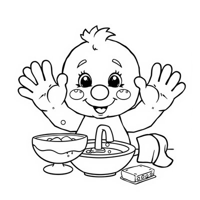 Kolorowanka z maskotką