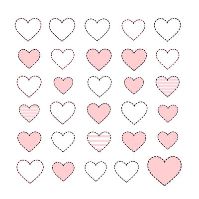 Serduszko do zabrania do domu (naklejka/wydruk)