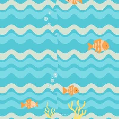 Arkusz 'morze' — tło na podłogę