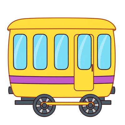 Wagon — ilustracja kolorowa