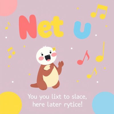 Rymowanka - karta do powtarzania (grafika do plakatu)