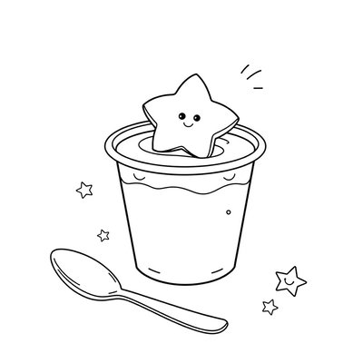 Kolorowanka: Magiczny kubeczek