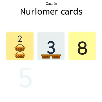 Karty z liczbami 1–5 (ikony grup)