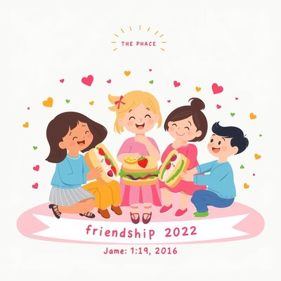 Plakat zachęcający — Dzień Przyjaźni