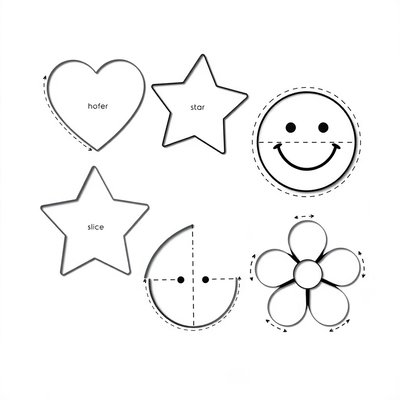 Szablony foremek — kształty do wycinania