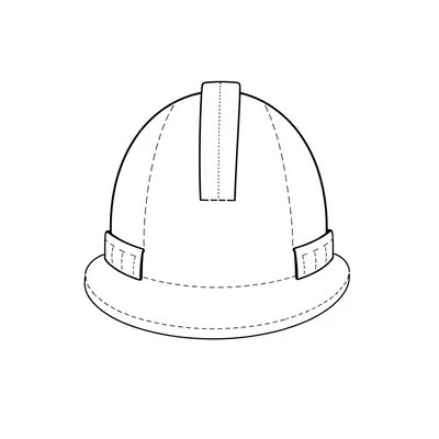 Szablon papierowego kasku (do wydruku)