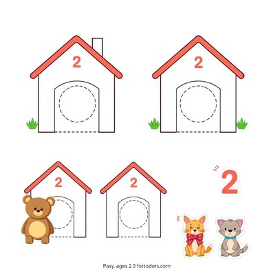 Szablony 'Domki dla zwierzątek'