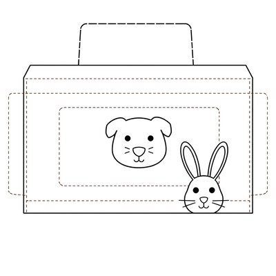 Owijka na pudełko — prosty wzór do dekoracji