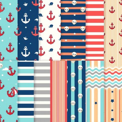 Wzory na chusteczki/wstążki