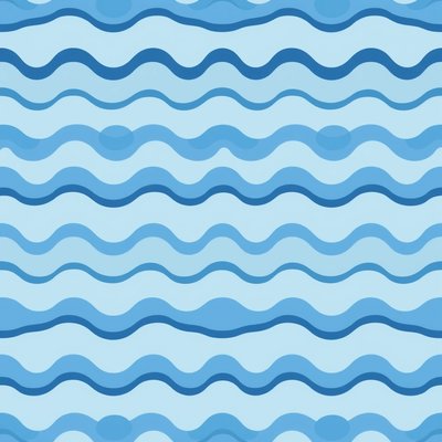 Wzór taśmy podłogowej — linia fal