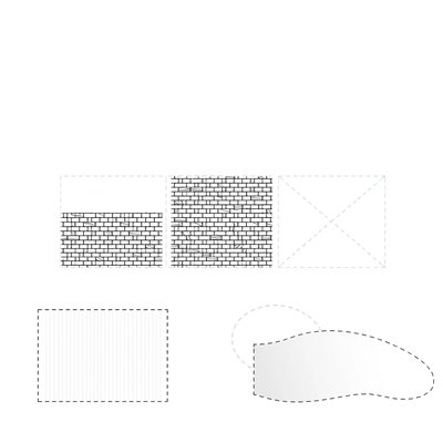 Szablon do druku: Linia startu i paski powierzchni