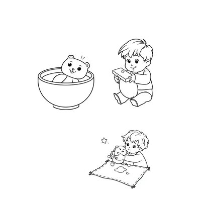 Kolorowanka: Pluszaki badacze