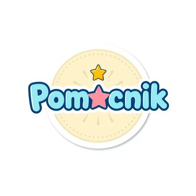 Naklejka 'Pomocnik' (projekt)