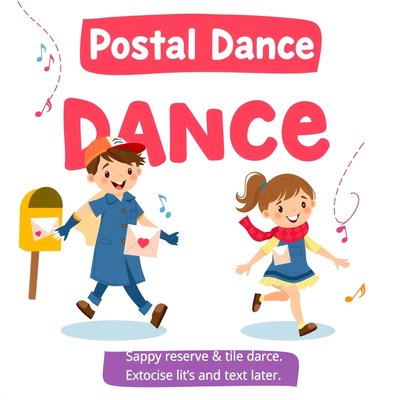 Plakat: Taniec Poczty Polskiej