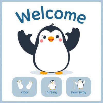 Plakat powitalny — piosenka i ruchy