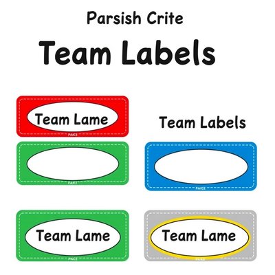 Etykiety drużynowe / mini-flagi