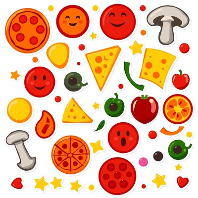 Arkusz dodatków — naklejki / elementy do wycięcia