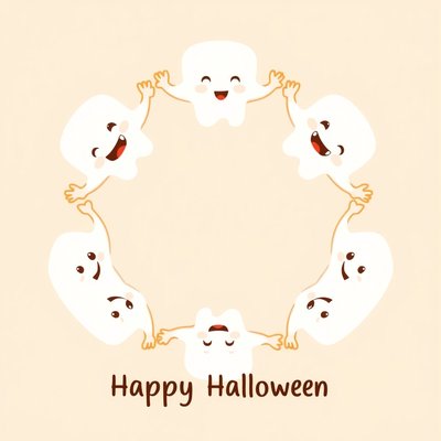 Plakat powitania: Marsz duchów