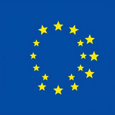 Flaga UE do pokazania