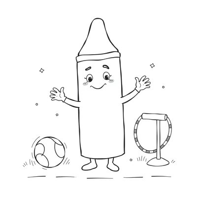 Kolorowanka — Duża kredka i przyjaciele