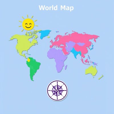 Prosta mapa przyjaźni (plansza do druku)