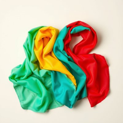 Kolorowe chusteczki (fotografia do wydruku)