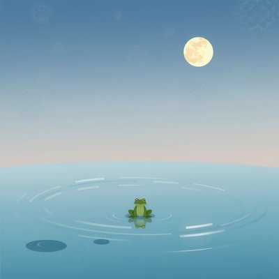 Obraz do wyciszenia: Staw 'Kum-kum echo'