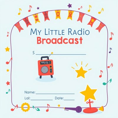 Certyfikat 'Moje krótkie wystąpienie radiowe'