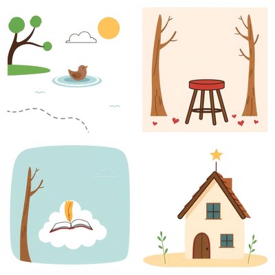 Plansze z ilustracjami (zestaw 4)