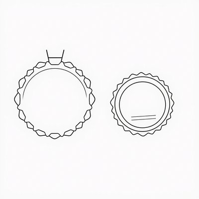 Szablon medalu do druku (blank)