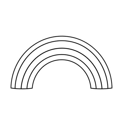 Szablon dużej tęczy (do wspólnej pracy)