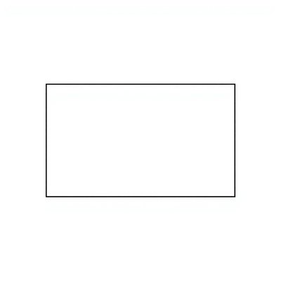 Kontur prostokątnej flagi - szablon A4