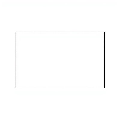 Kontur prostokątnej flagi - szablon A4