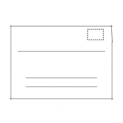 Szablon koperty do druku (A4)