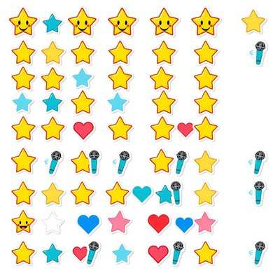 Arkusz naklejek uznania