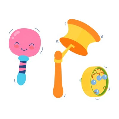 Instrumenty rytmiczne — obrazki referencyjne