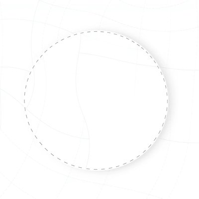 Szablon papierowego talerza / koła