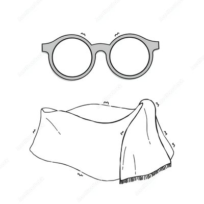 Szablony: okulary z papieru i apaszka dla 'babci'
