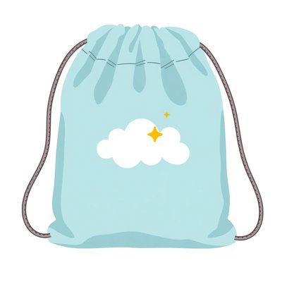 Worek 'Marzyciela' — ilustracja torby
