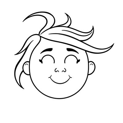 Maska Wiatru — kontur do wydruku