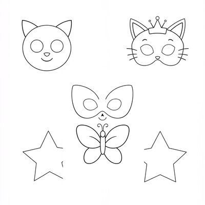 Bazy masek — szablony do druku