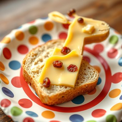 Zdjęcie — Żyrafowa kanapka (zbliżenie)