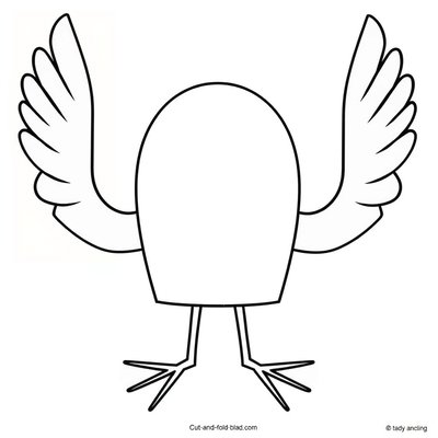 Szablon — ciało i skrzydła