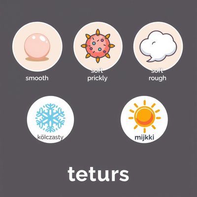 Karty dotykowe — ikony tekstur